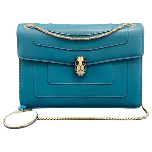Serpenti leather handbag