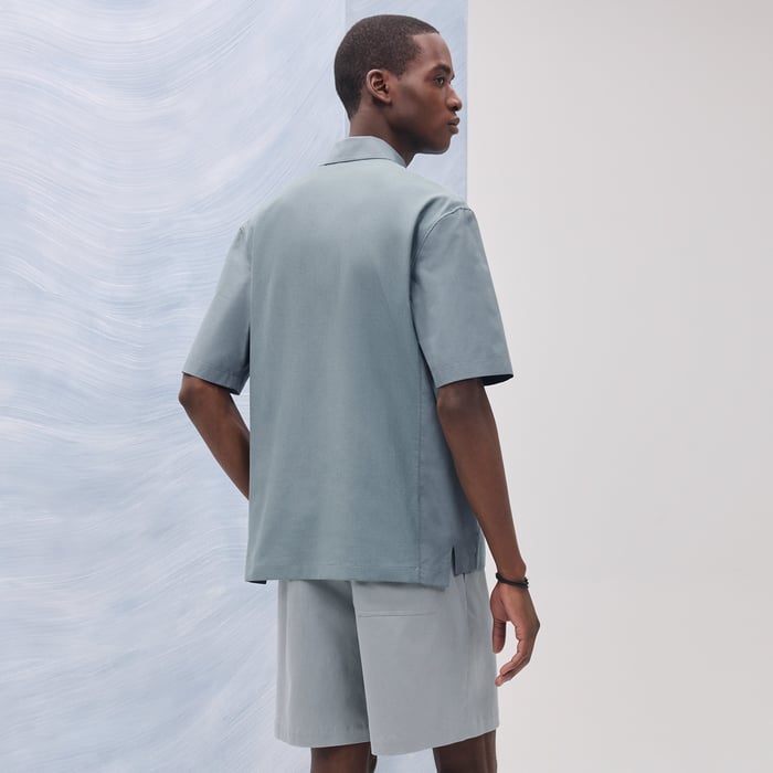 Eucalyptus Short-sleeve Polo Shirt