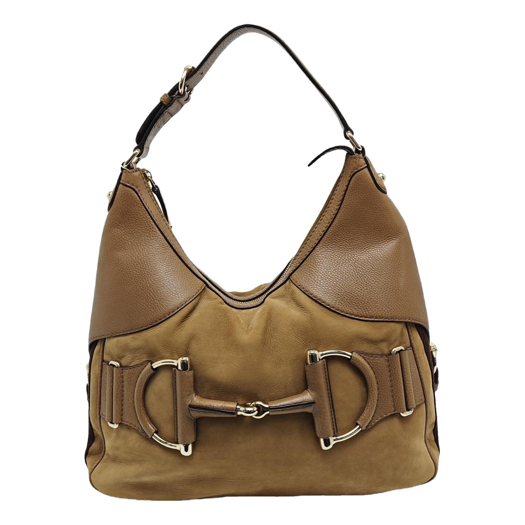 Horsebit Chain velvet handbag