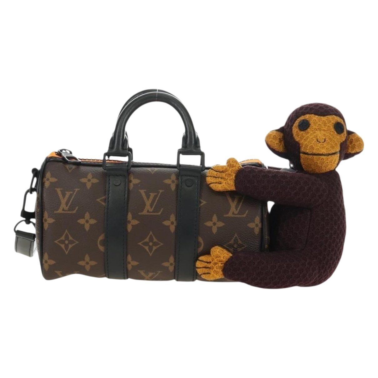Keepall leather travel bag