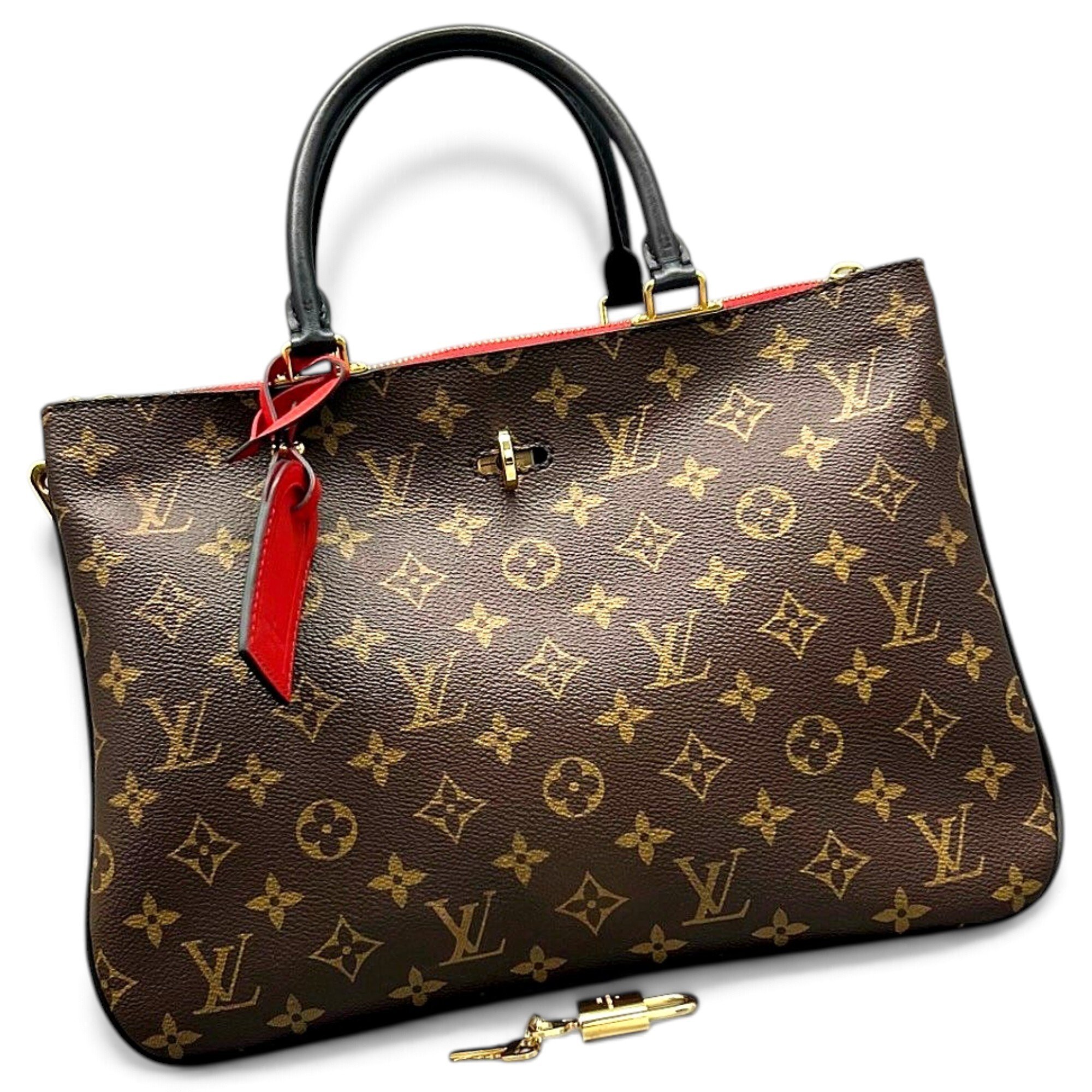 Millefeuille leather handbag