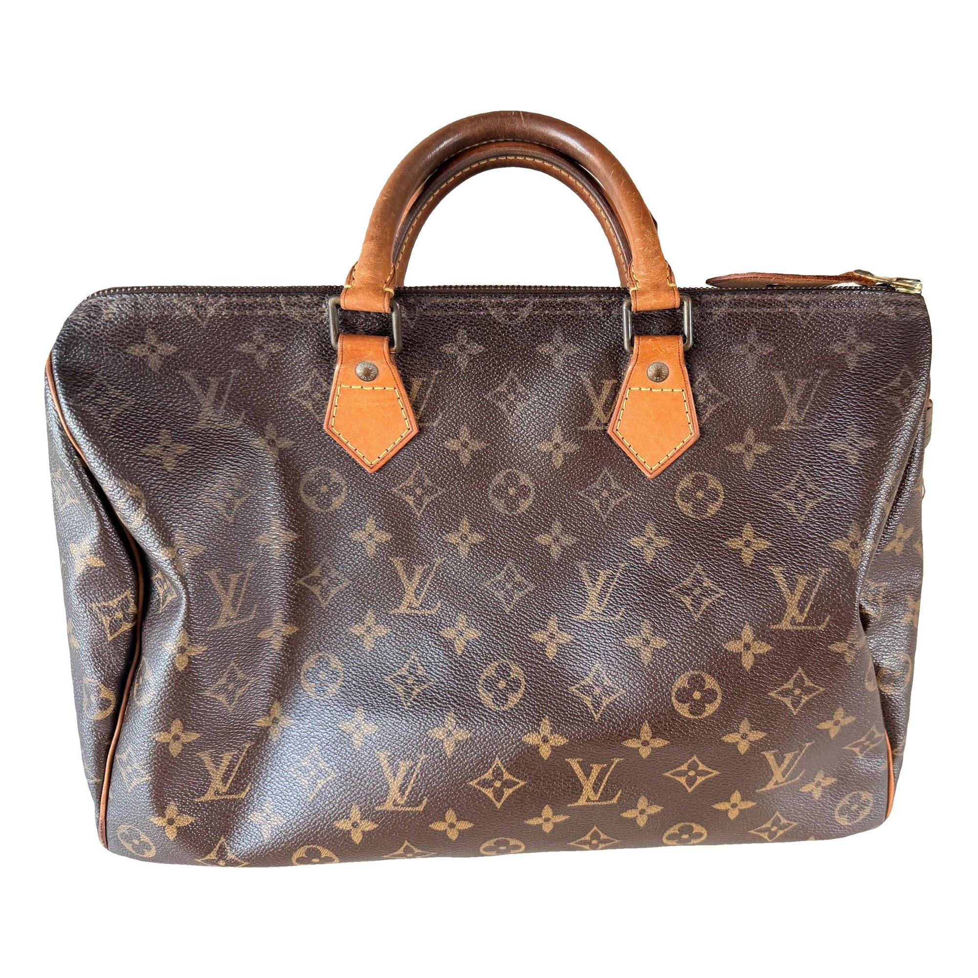 Speedy leather handbag