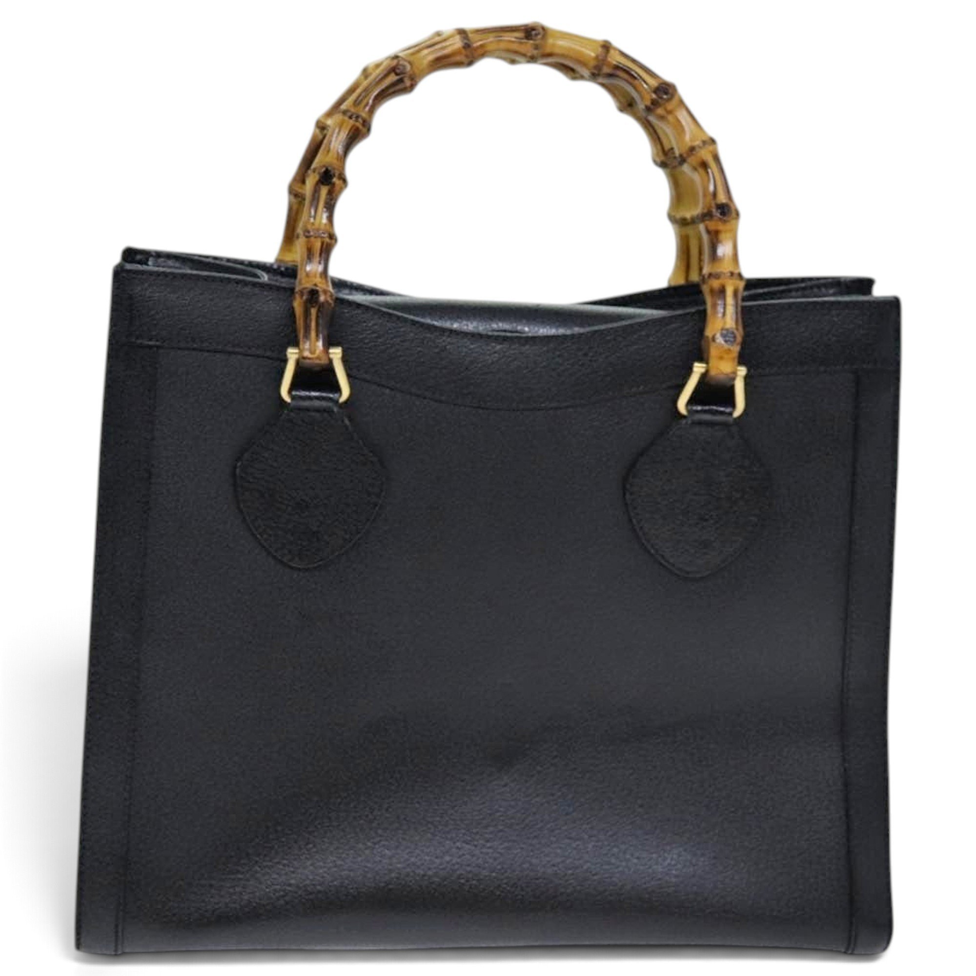 Bamboo leather handbag