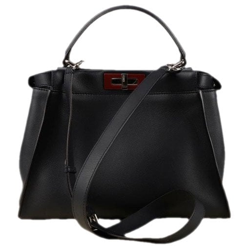 Leather clutch bag