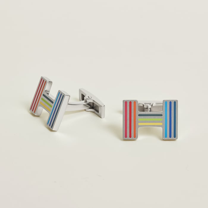 Multicolore Quizz Rainbow Cufflinks