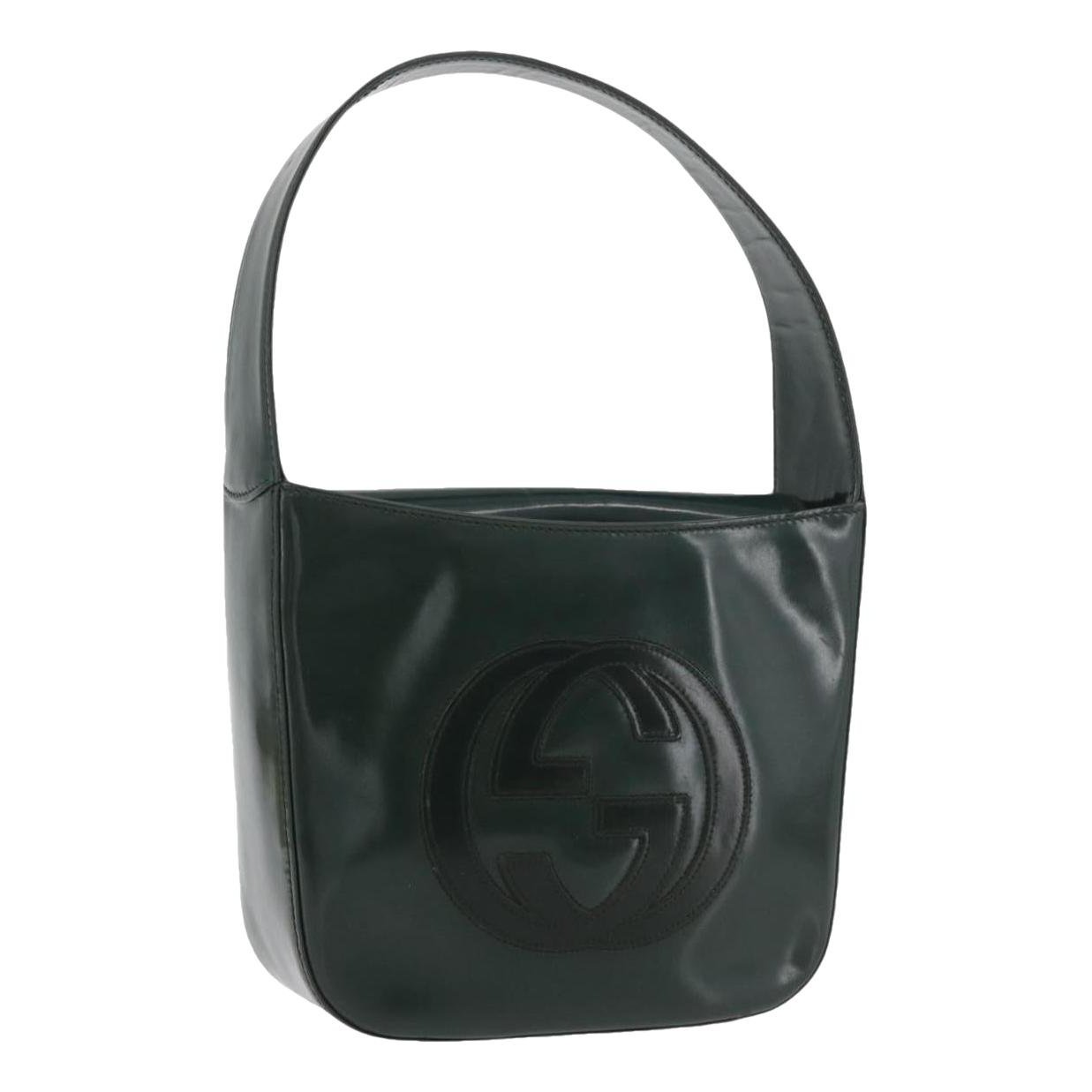 Patent leather handbag