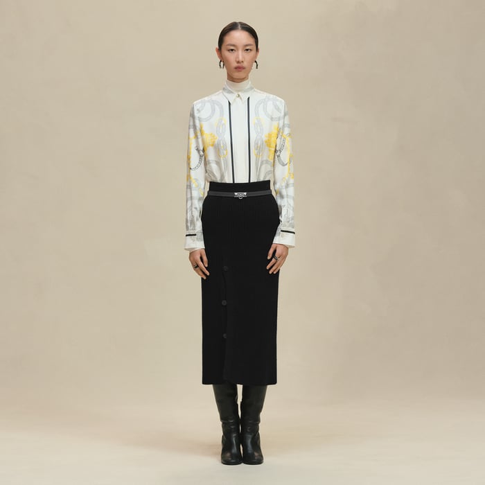 Blanc Nacre "Palefroi Remix" Classic Shirt
