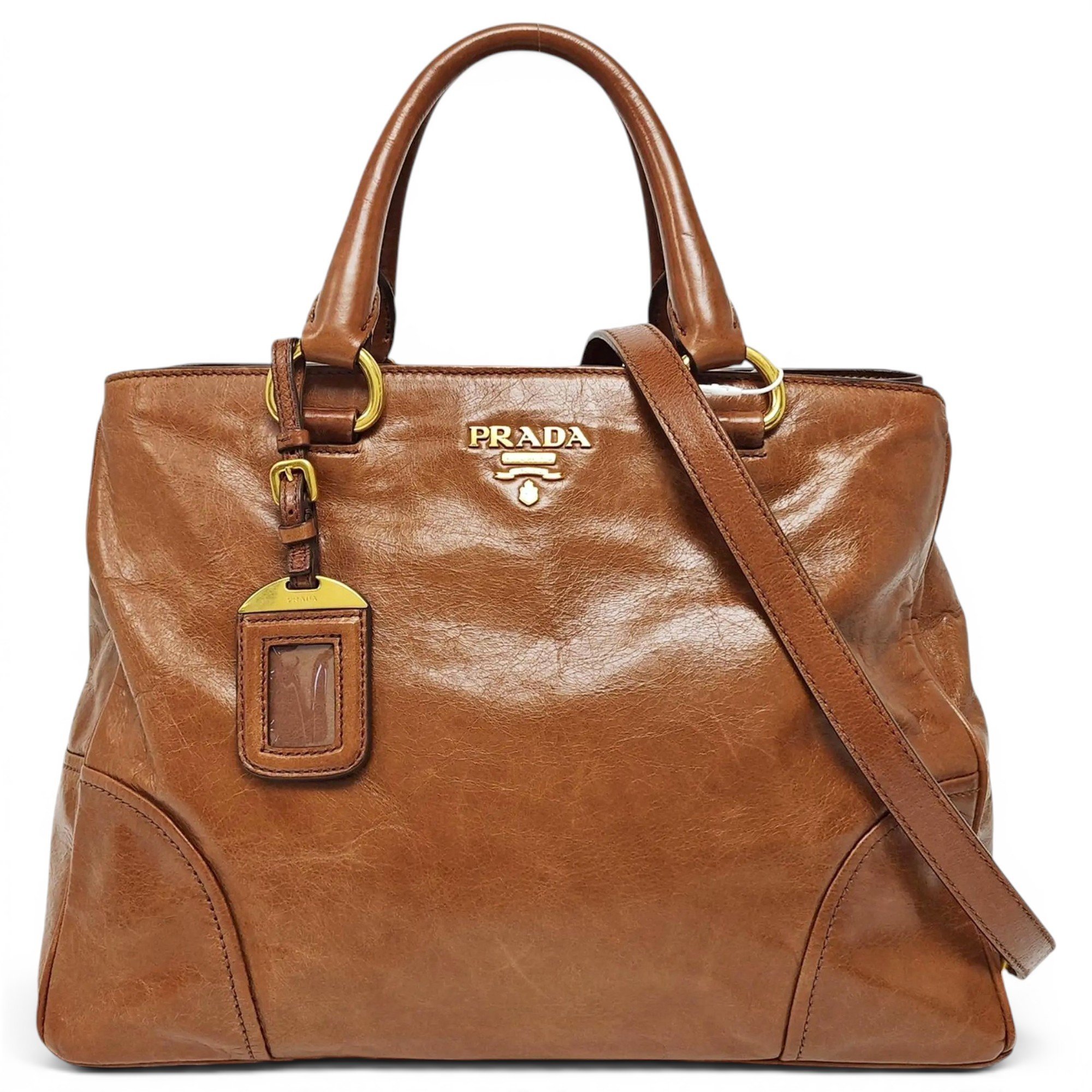 Leather tote