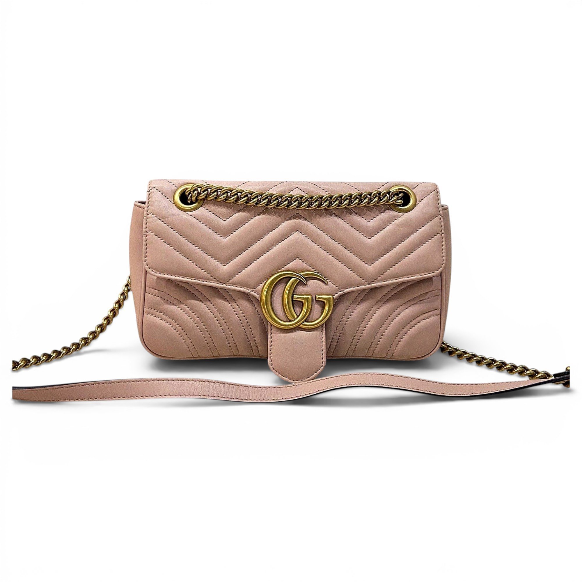 GG Marmont Flap leather handbag
