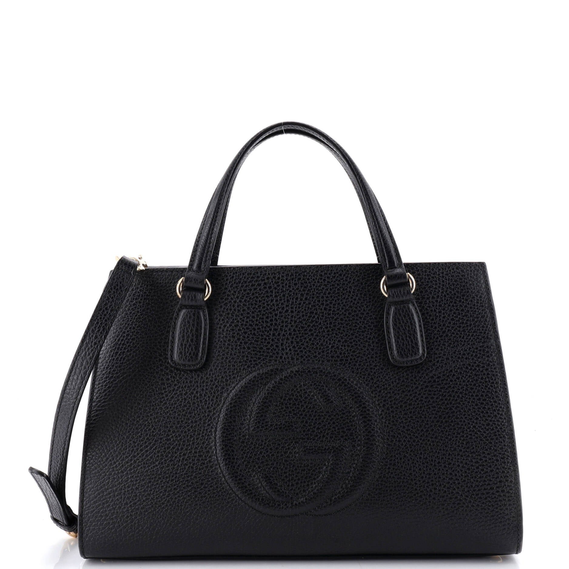 Soho Convertible Top Handle Satchel Leather Medium