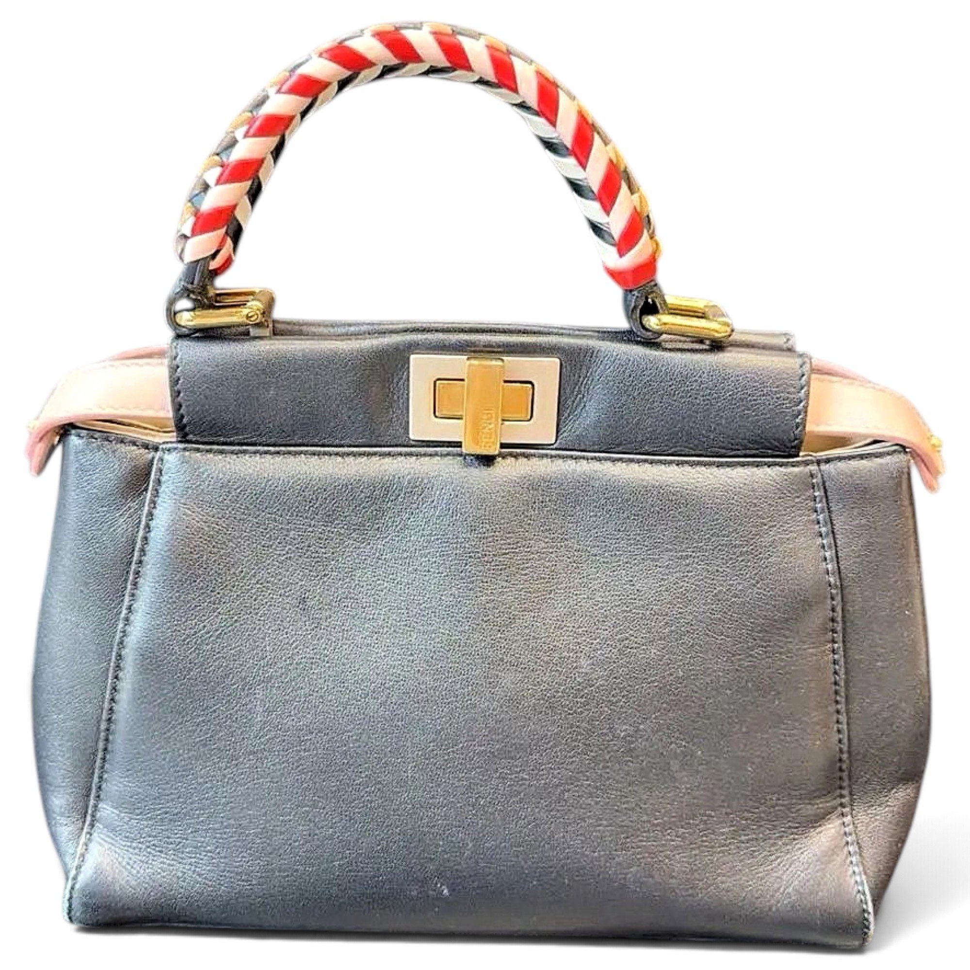 Peekaboo leather handbag
