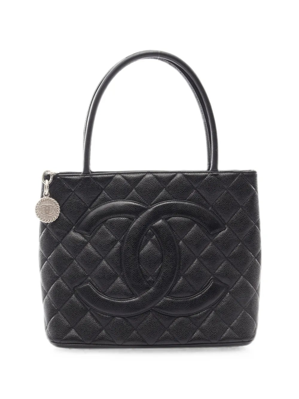 2000-2002 Medallion Caviar-leather tote bag