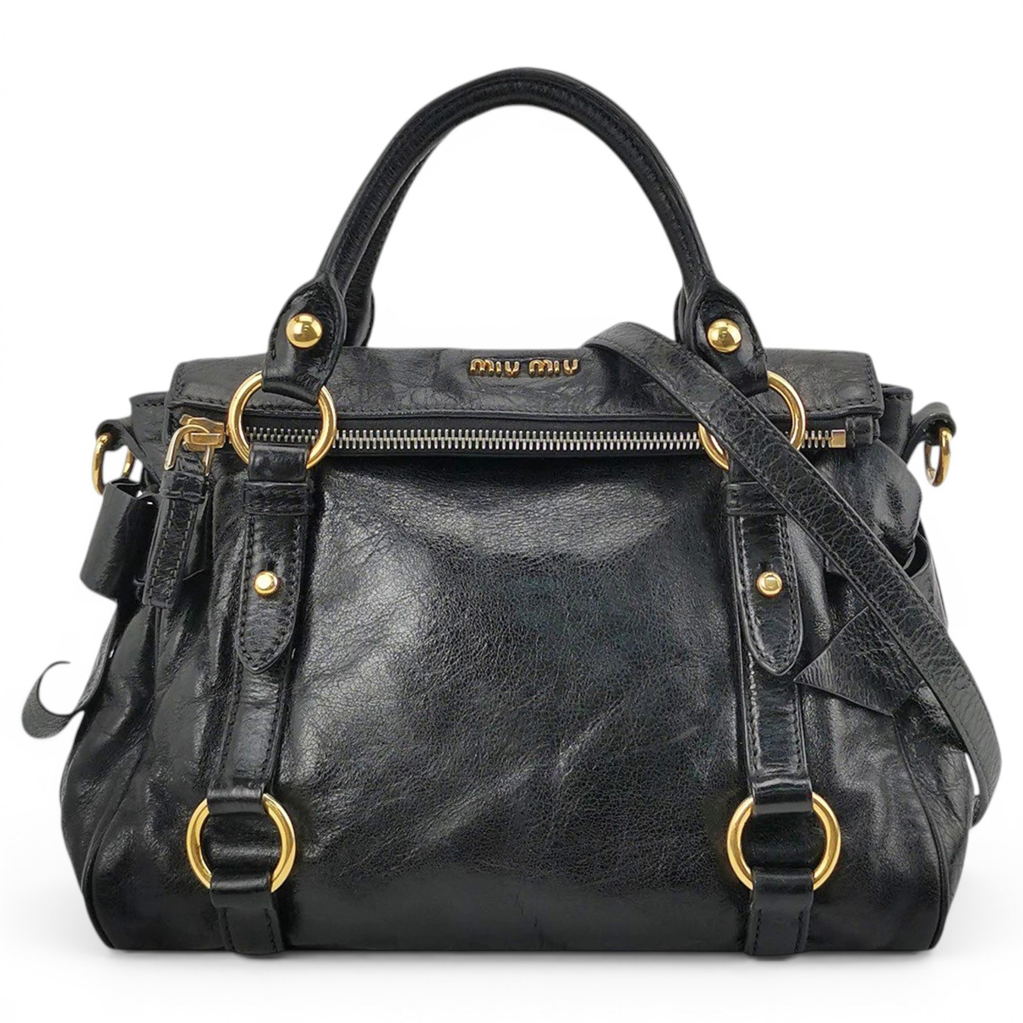 Miu Miu Bow bag leather handbag