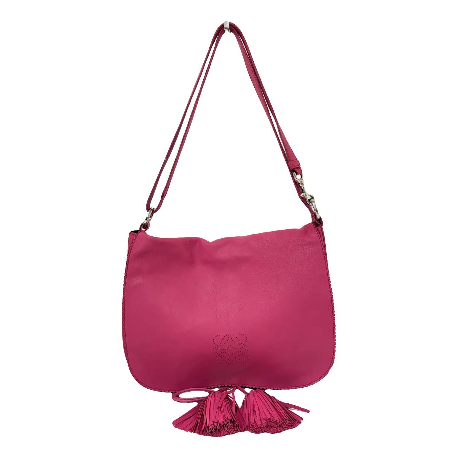 Flamenco leather crossbody bag