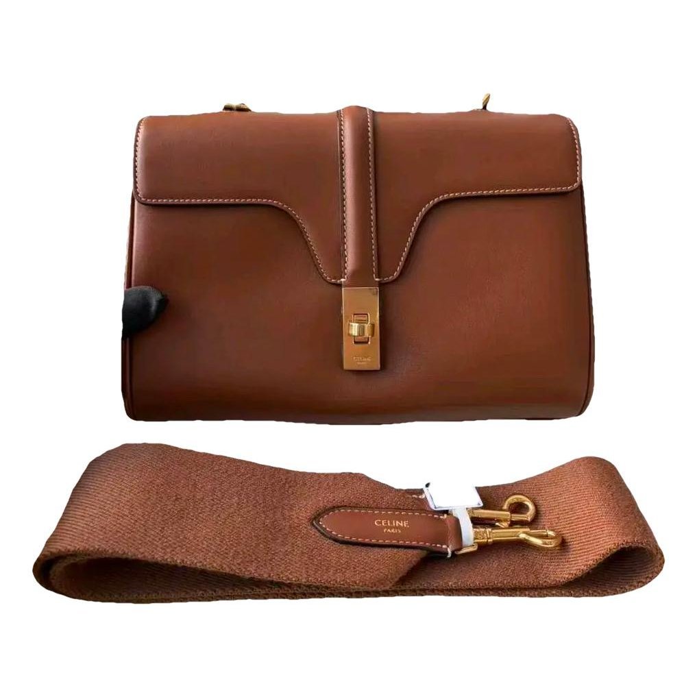 Sac 16 leather crossbody bag