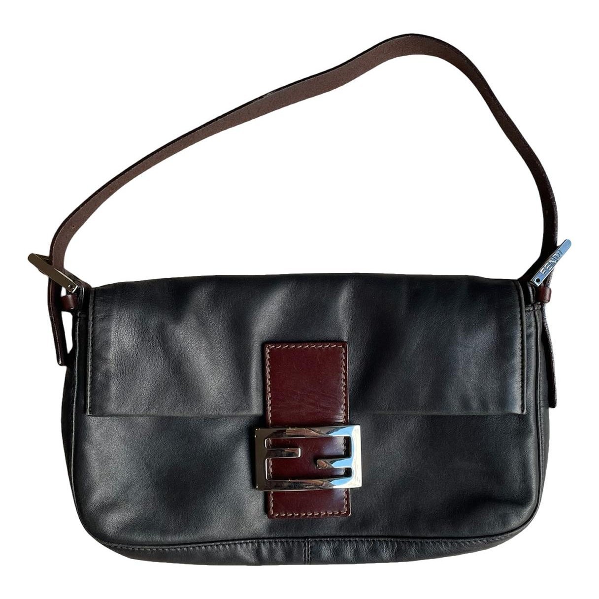 Baguette leather handbag