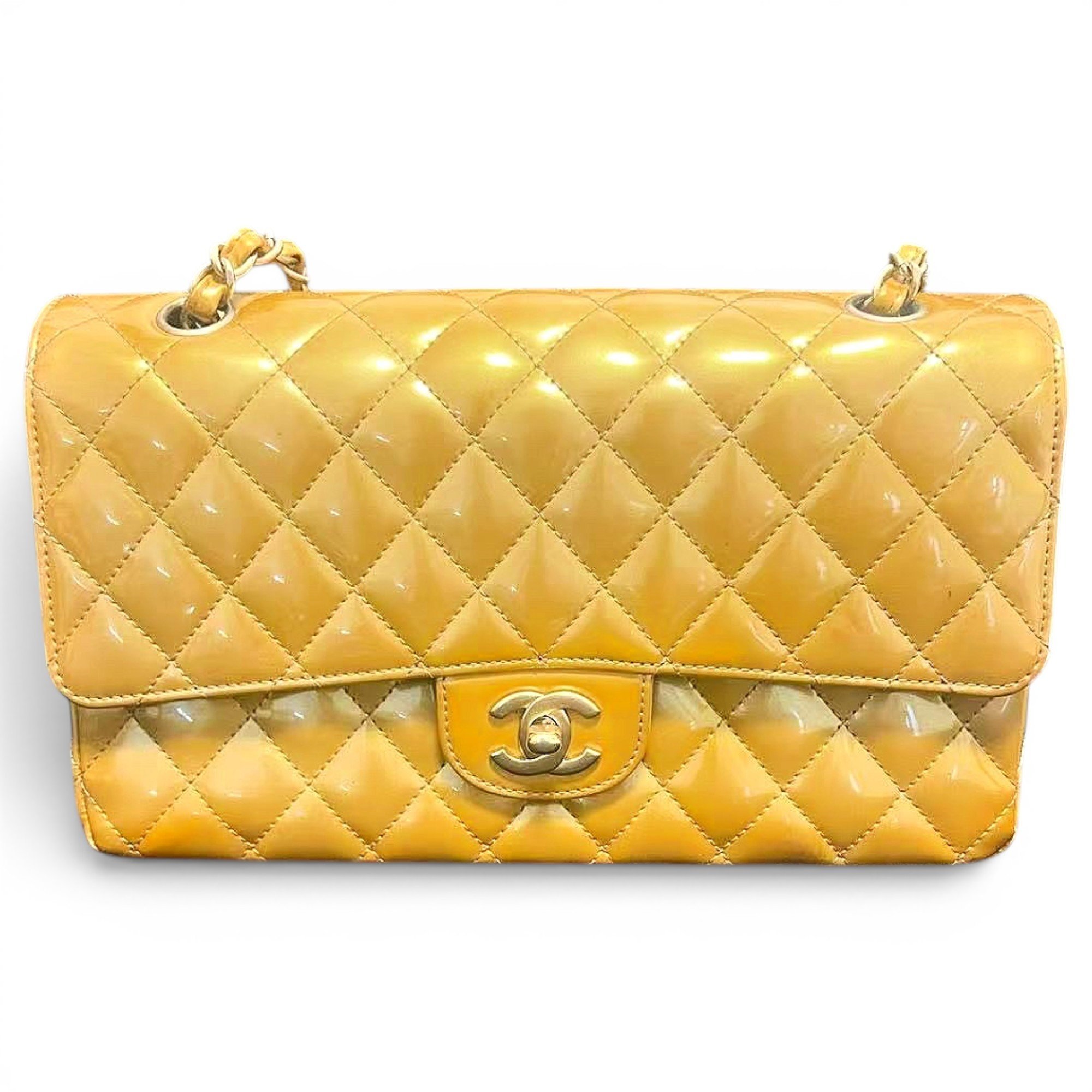 Timeless/Classique patent leather handbag