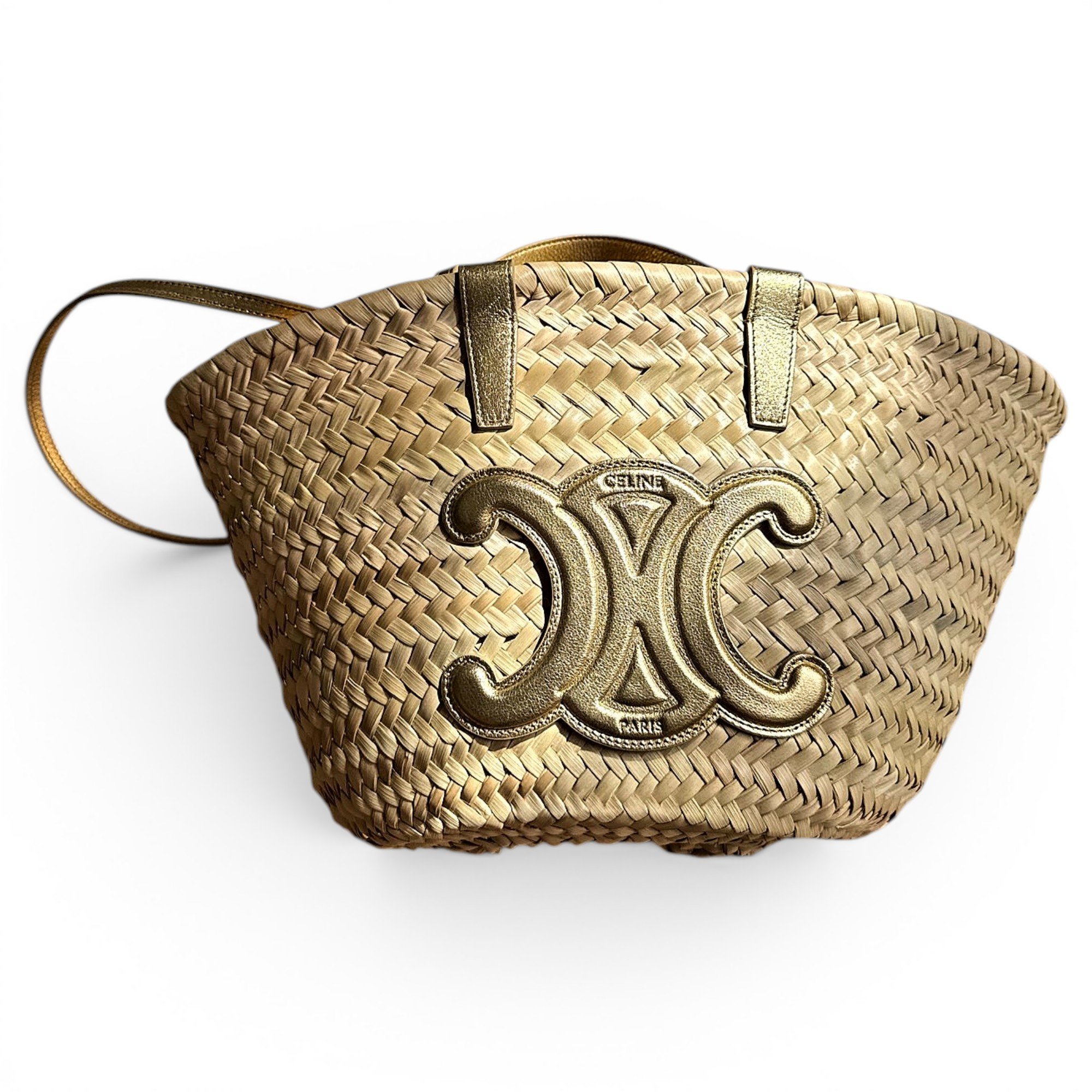 Triomphe leather handbag
