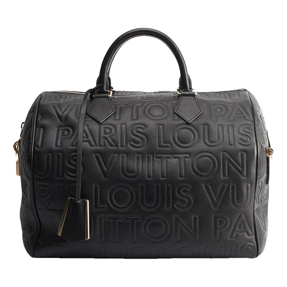 Speedy leather handbag