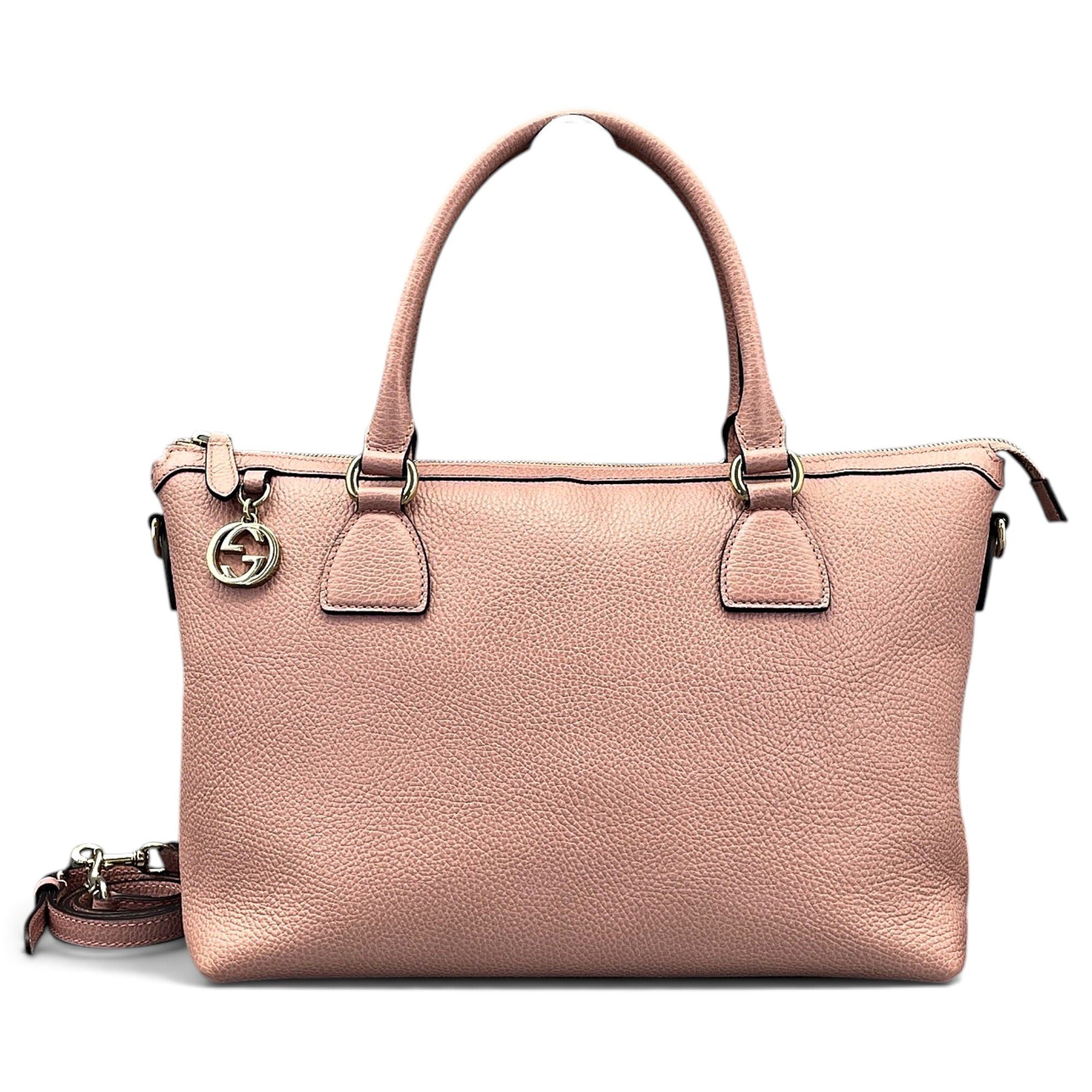 Leather handbag