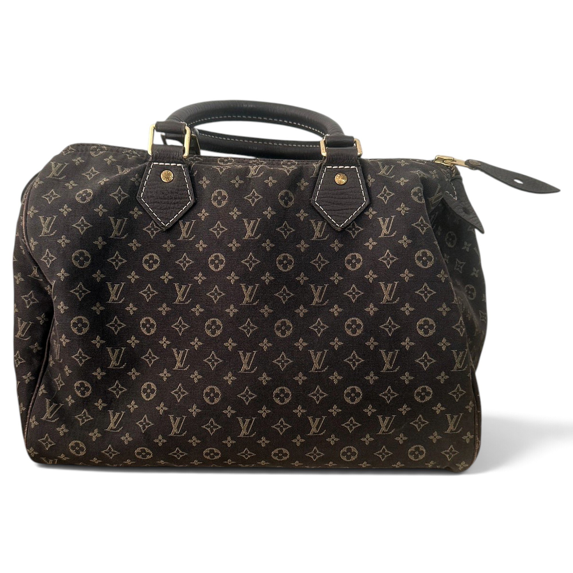 Louis Vuitton Speedy linen handbag