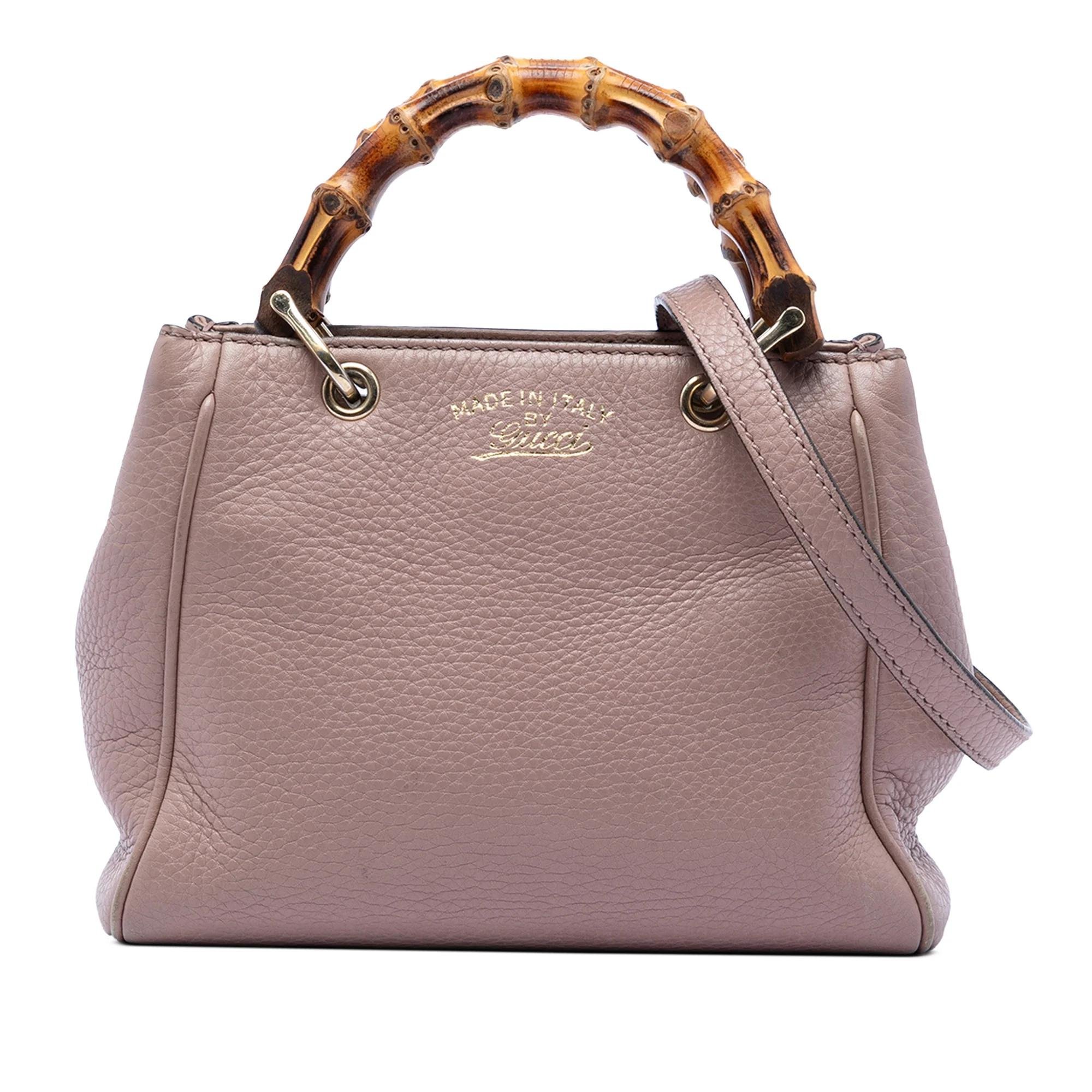 Bamboo Shopper pony-style calfskin handbag