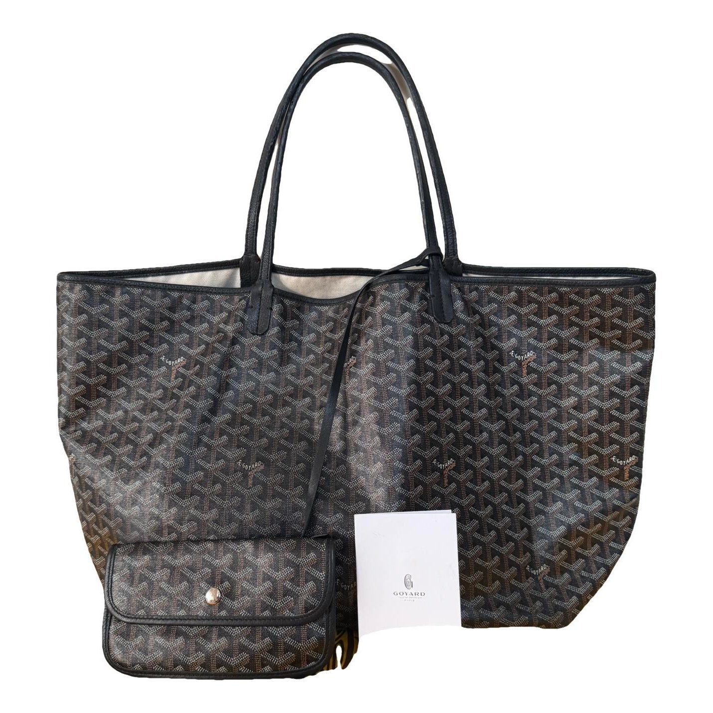 Goyard Saint-Louis leather tote