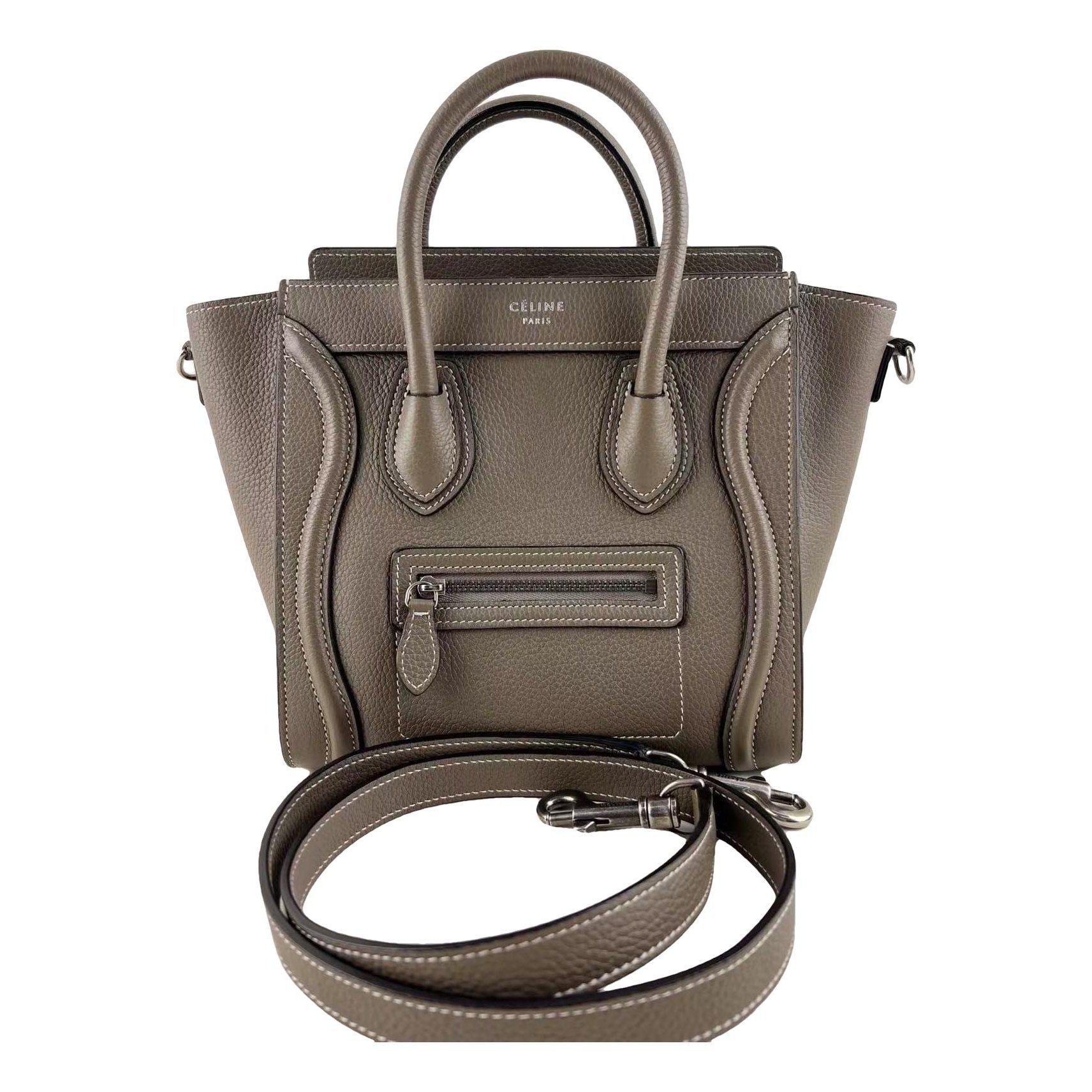 Nano Luggage leather handbag