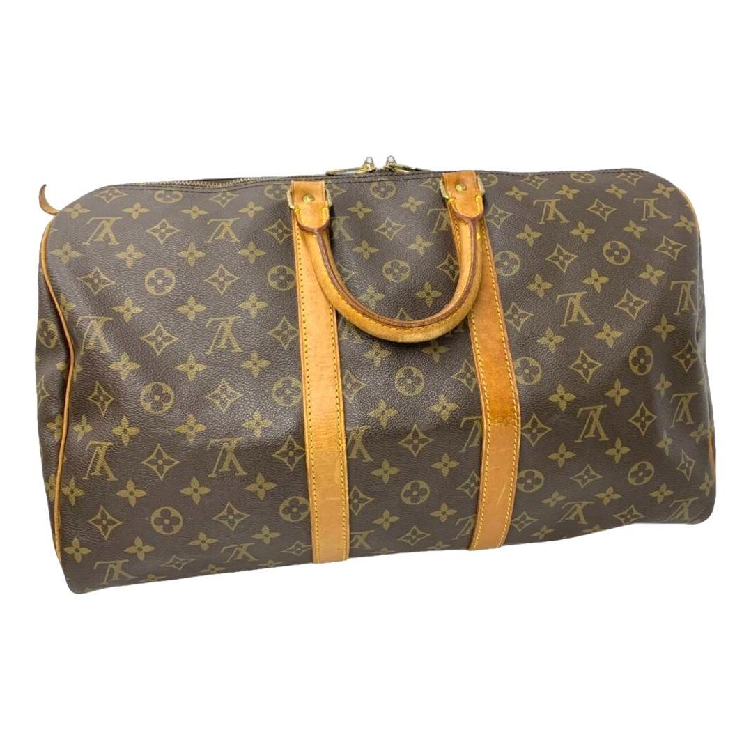 Keepall leather 48h bag