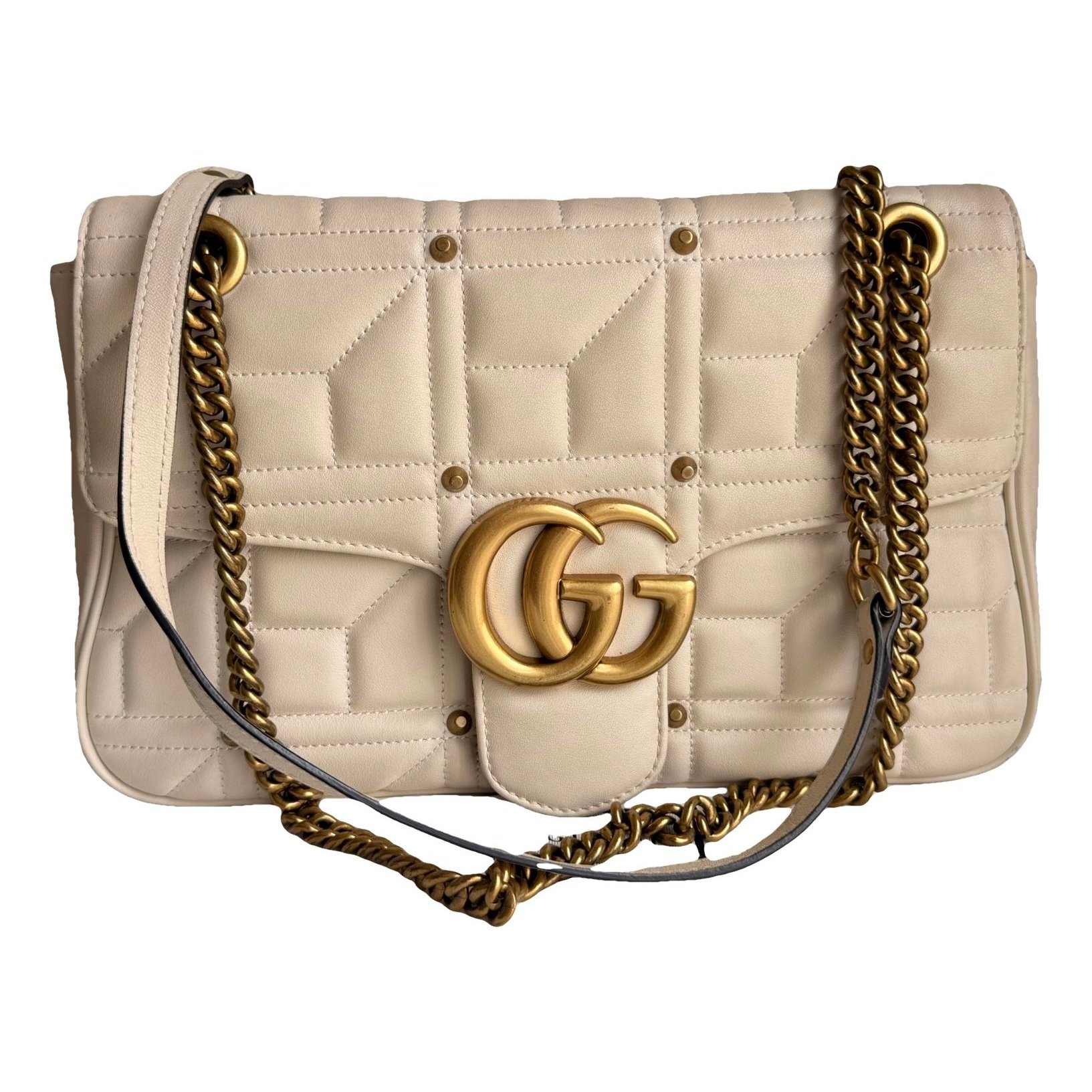 GG Marmont Flap leather crossbody bag