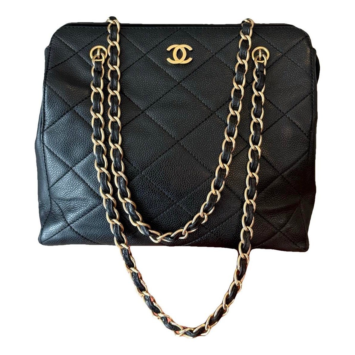 Leather tote