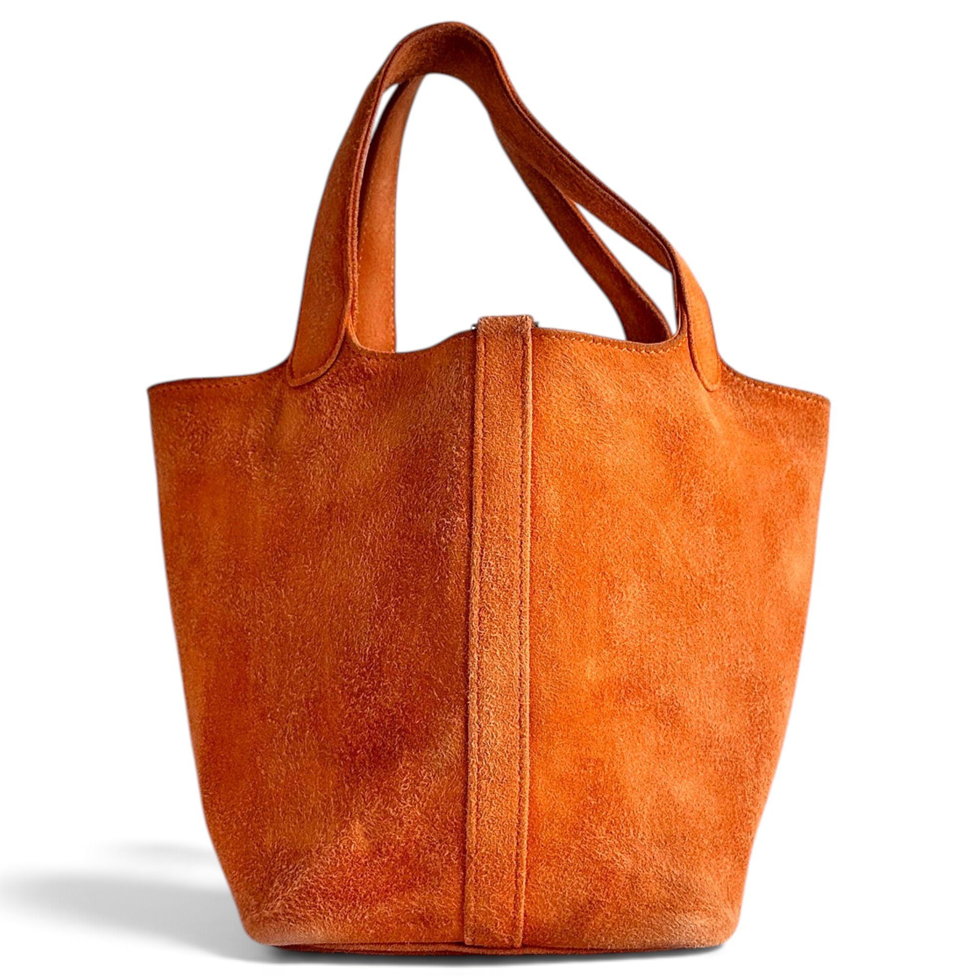 Hermes Picotin 18 Handbag Orange 2013