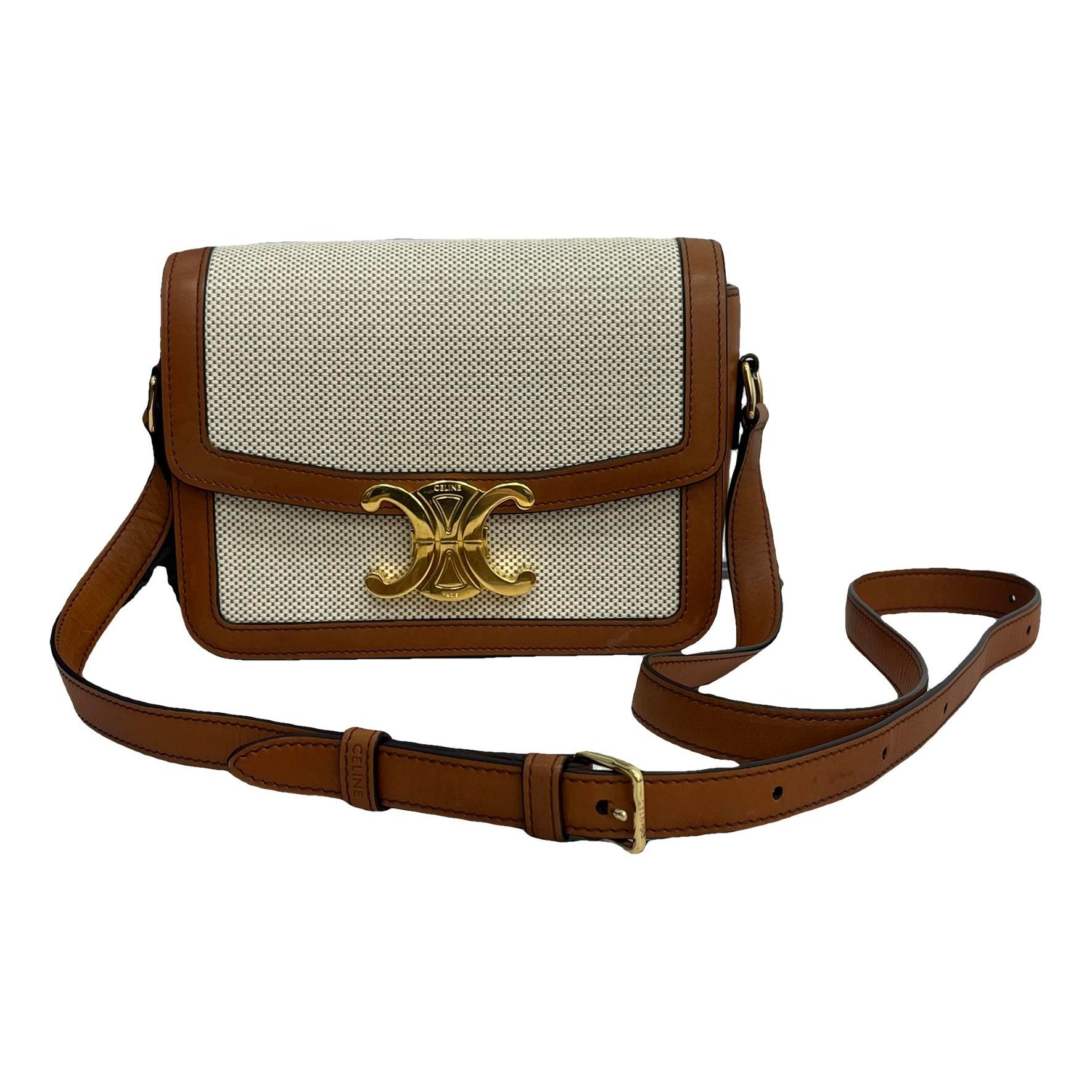 Triomphe cloth handbag