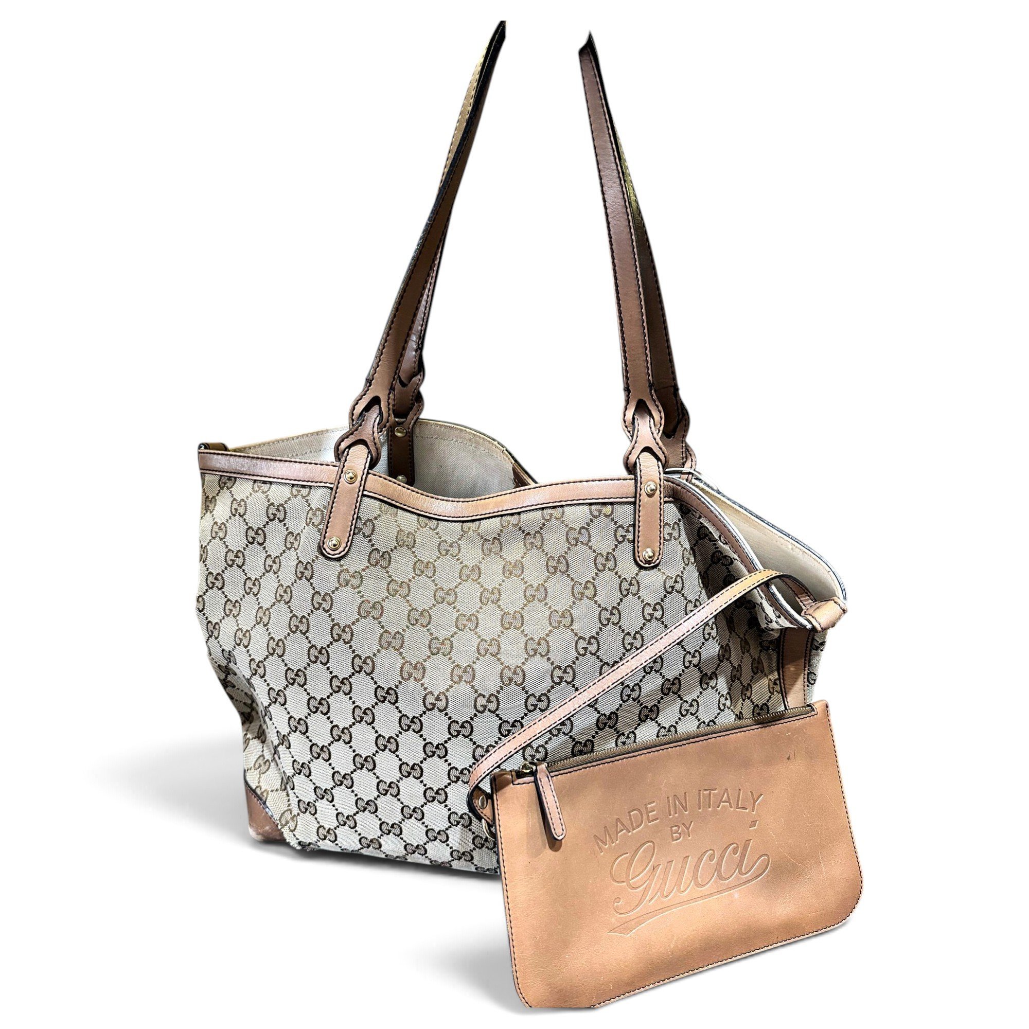Leather tote