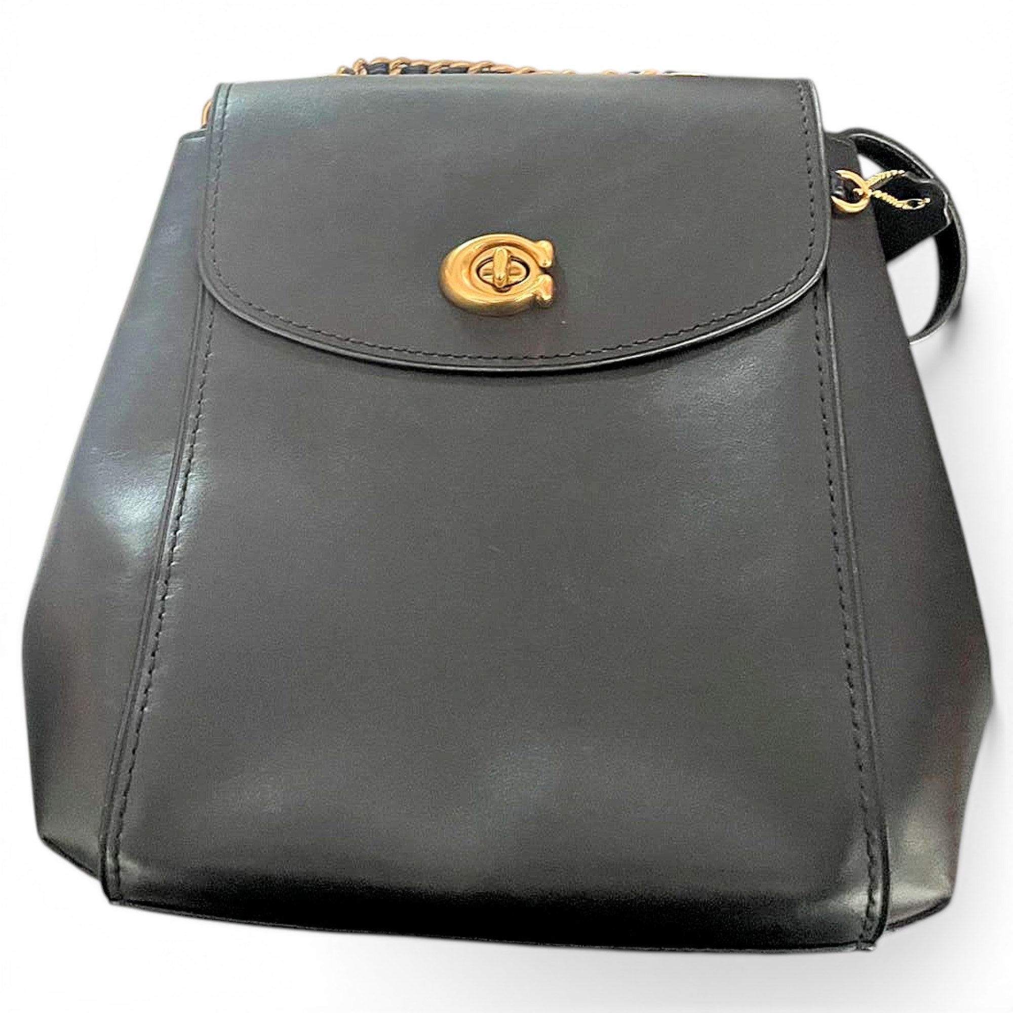 Leather backpack