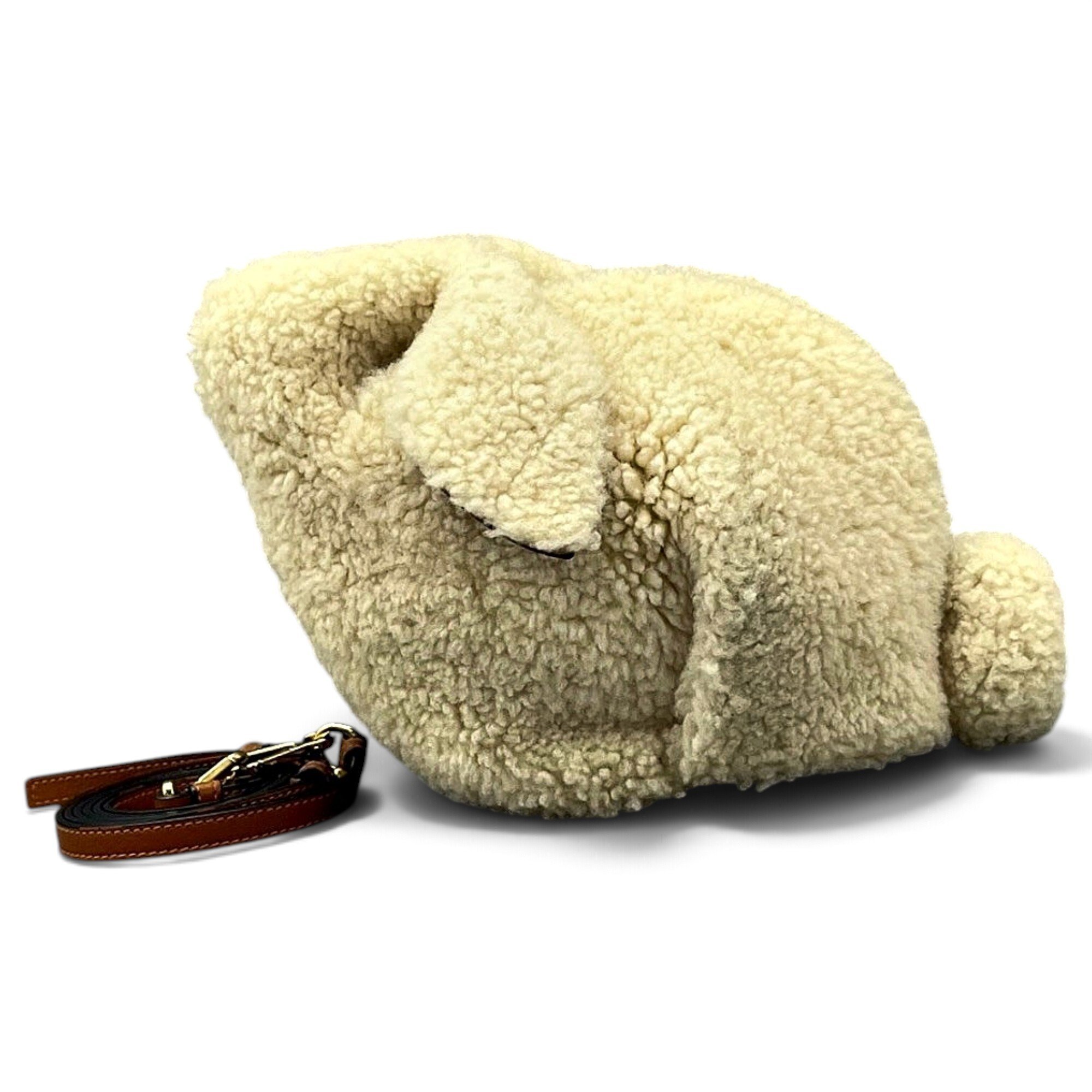 Animals cashmere handbag