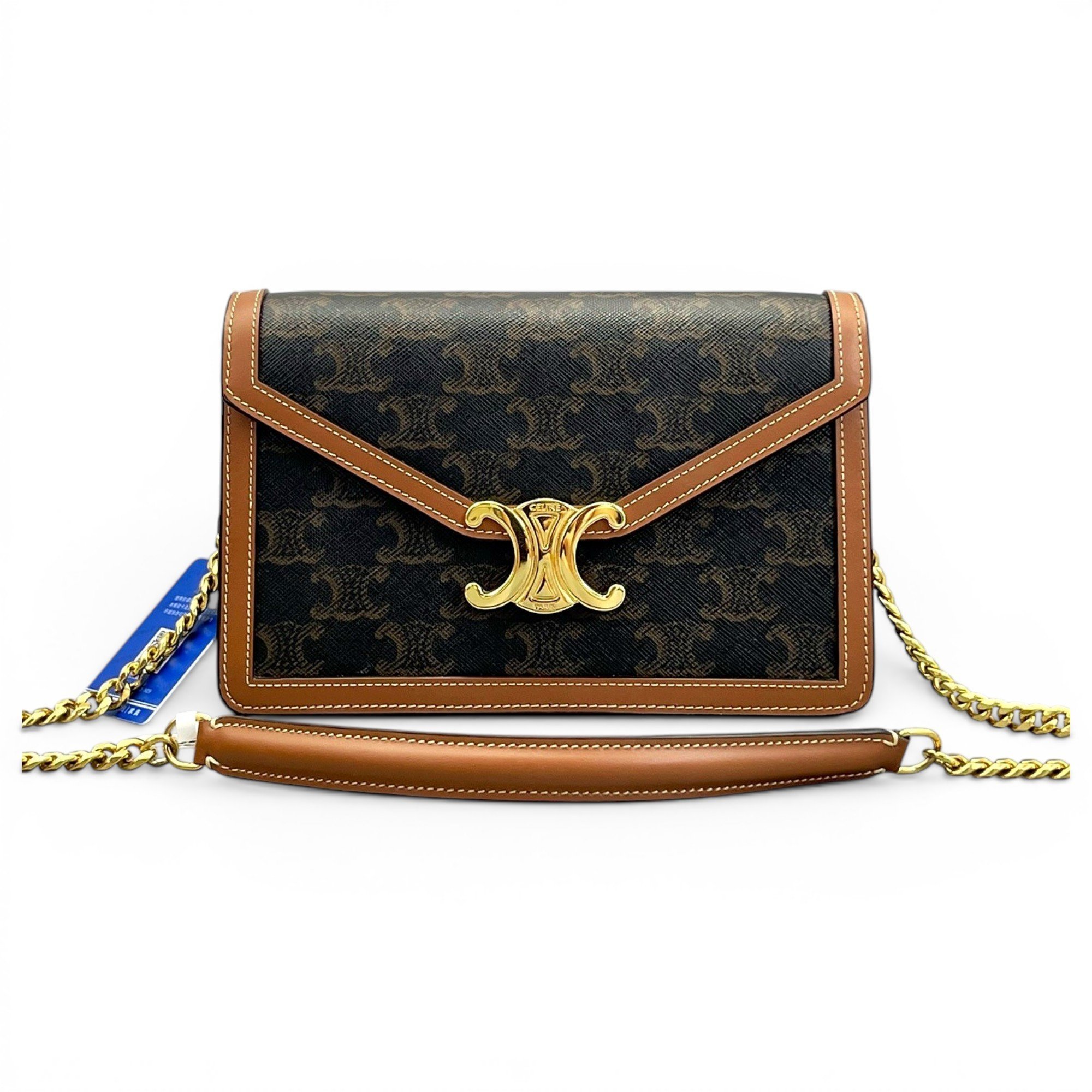 Celine Triomphe leather handbag