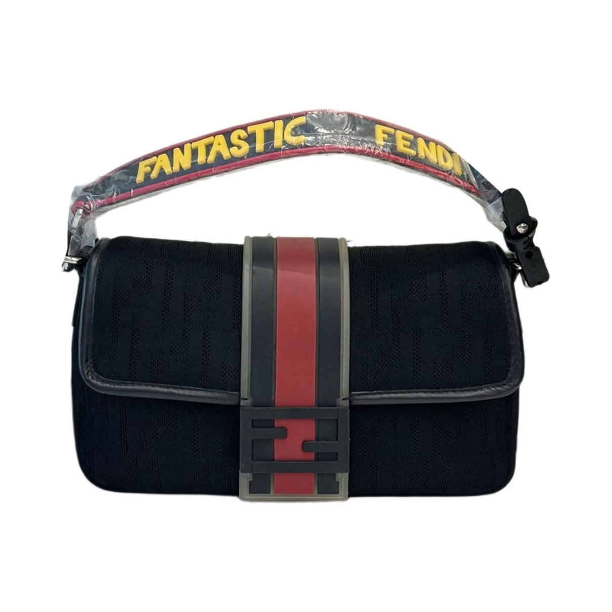Baguette leather crossbody bag