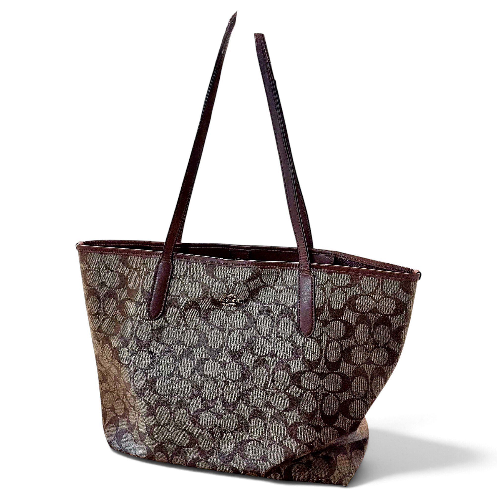 Leather tote