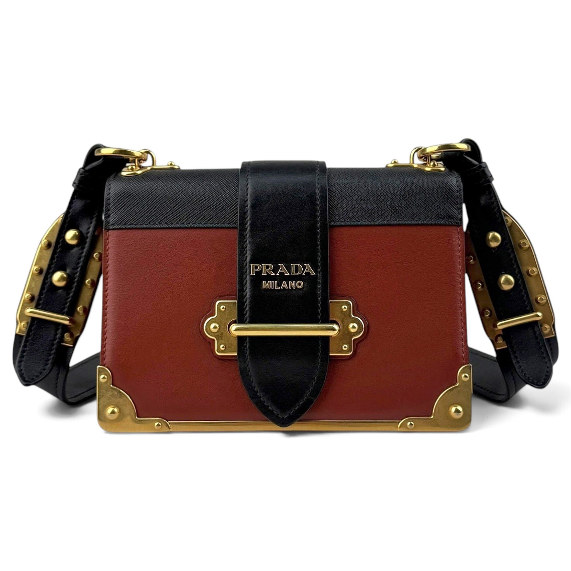 Cahier leather handbag