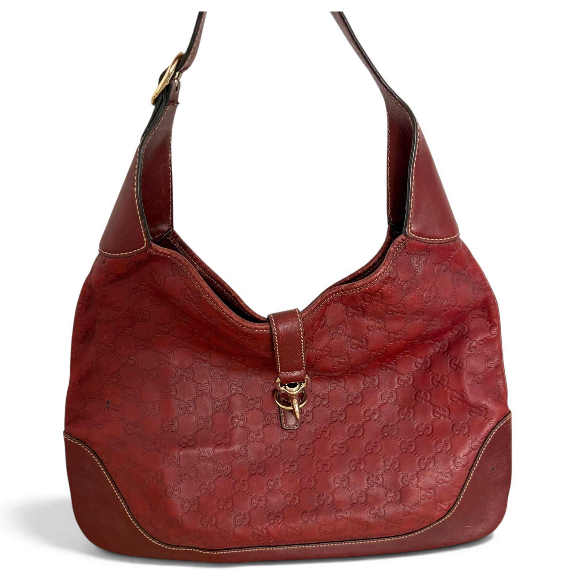 Hobo leather handbag