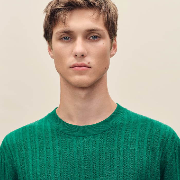 Menthe "Seersucker Pique" T-shirt