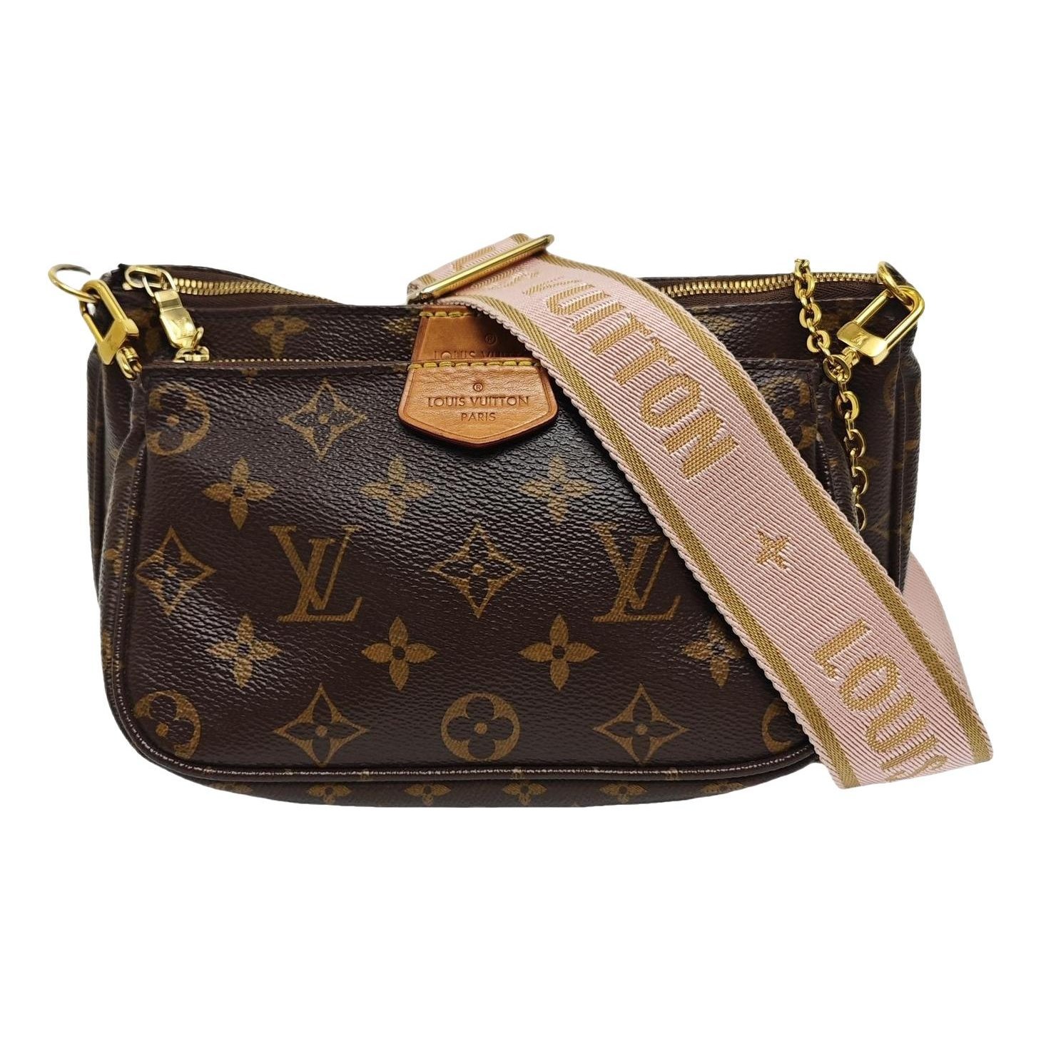 Maxi Multi Pochette Accessoires leather handbag