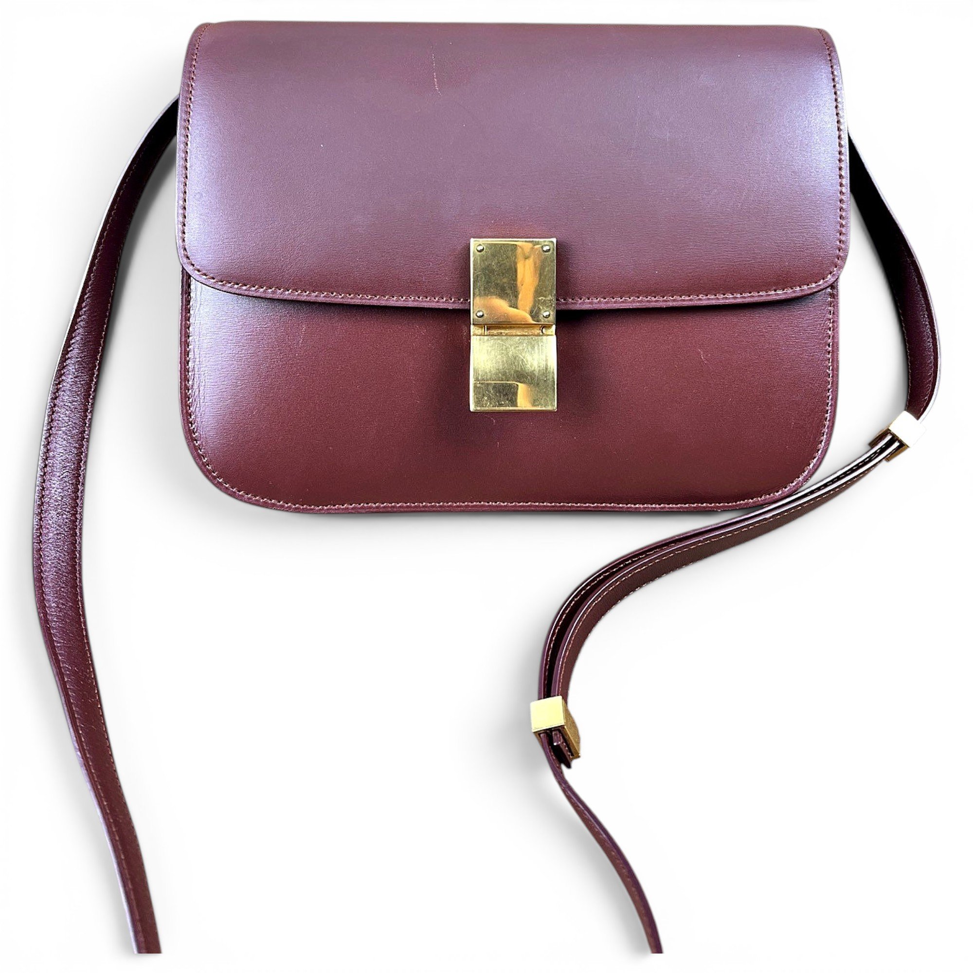 Classic leather handbag
