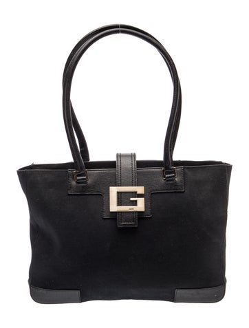 GG Denim Shoulder Bag Vintage