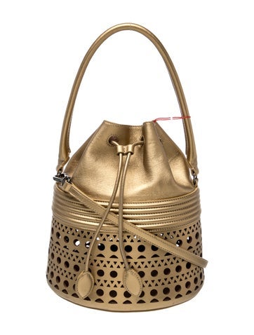 Leather Bucket Bag
