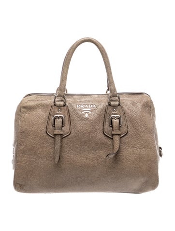 Cervo Leather Top Handle Bag Medium