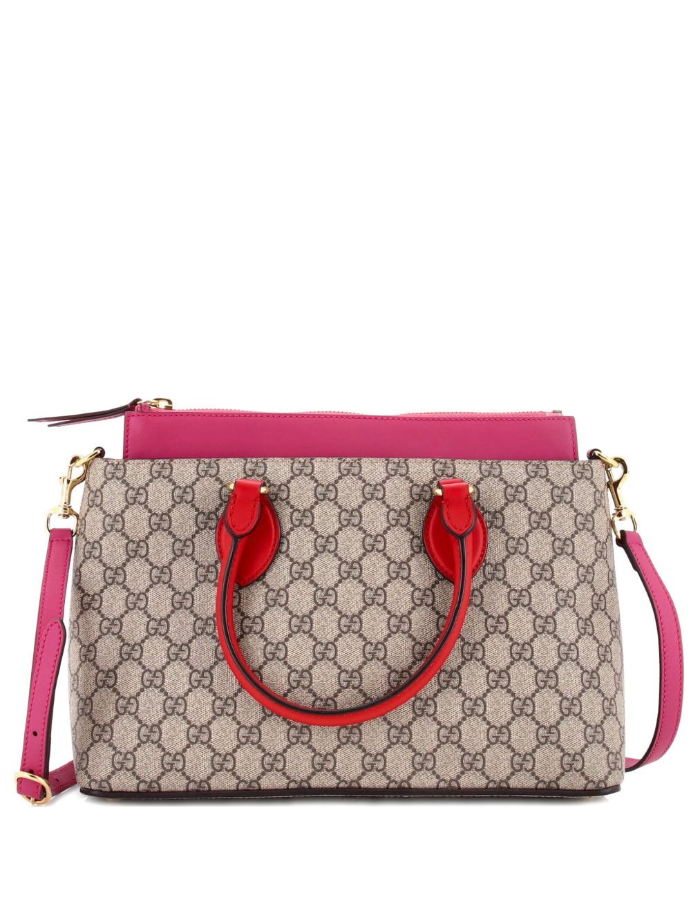Linea A Convertible GG Coated Canvas and Leather Medium tote bag