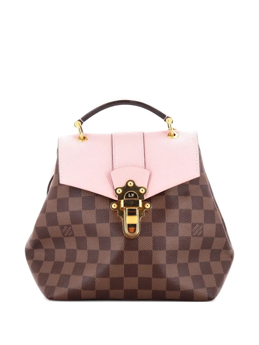 Clapton Damier and Leather backpack