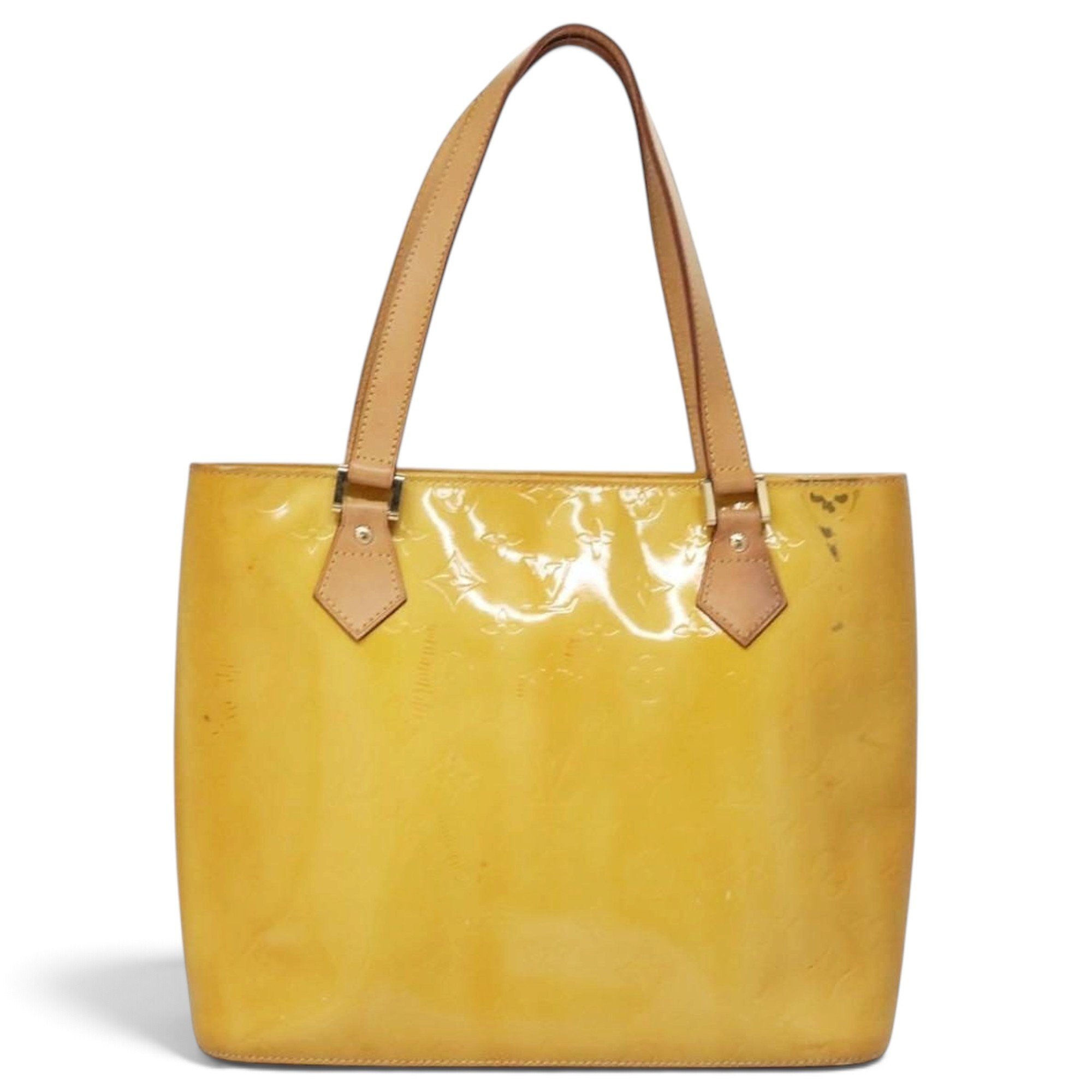 Houston patent leather handbag